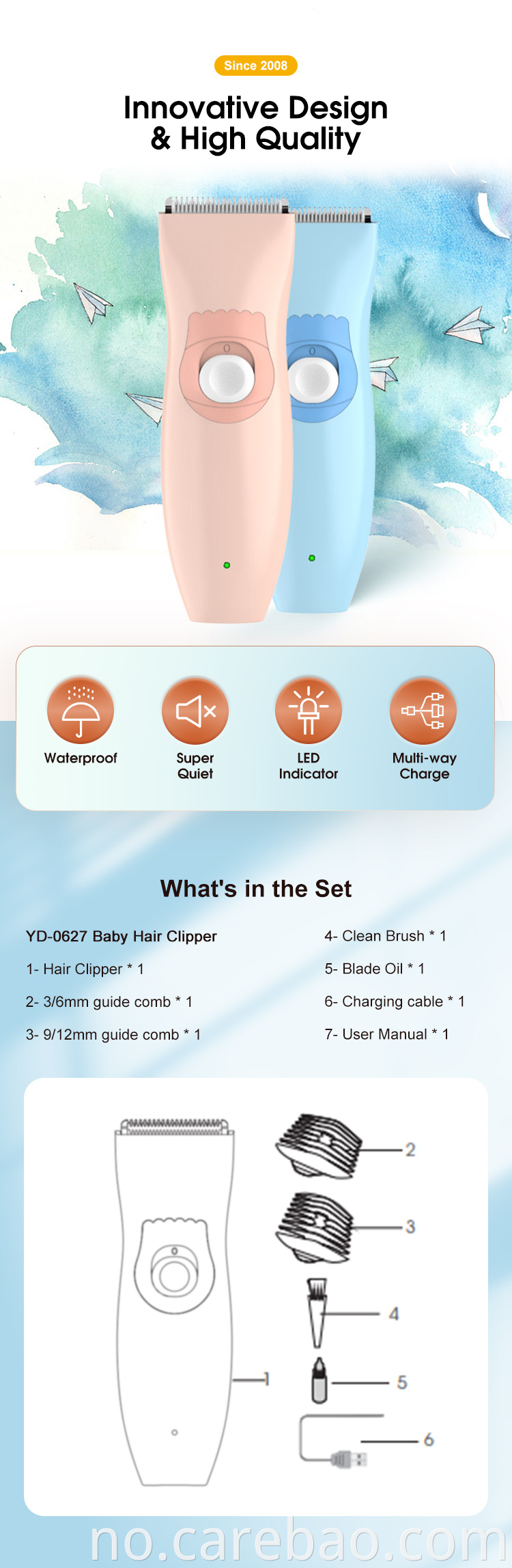 High Quality Electric Baby Clipper